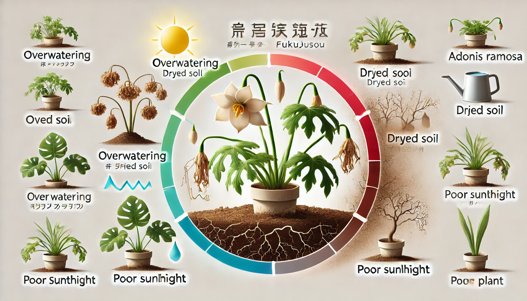 福寿草が消える原因