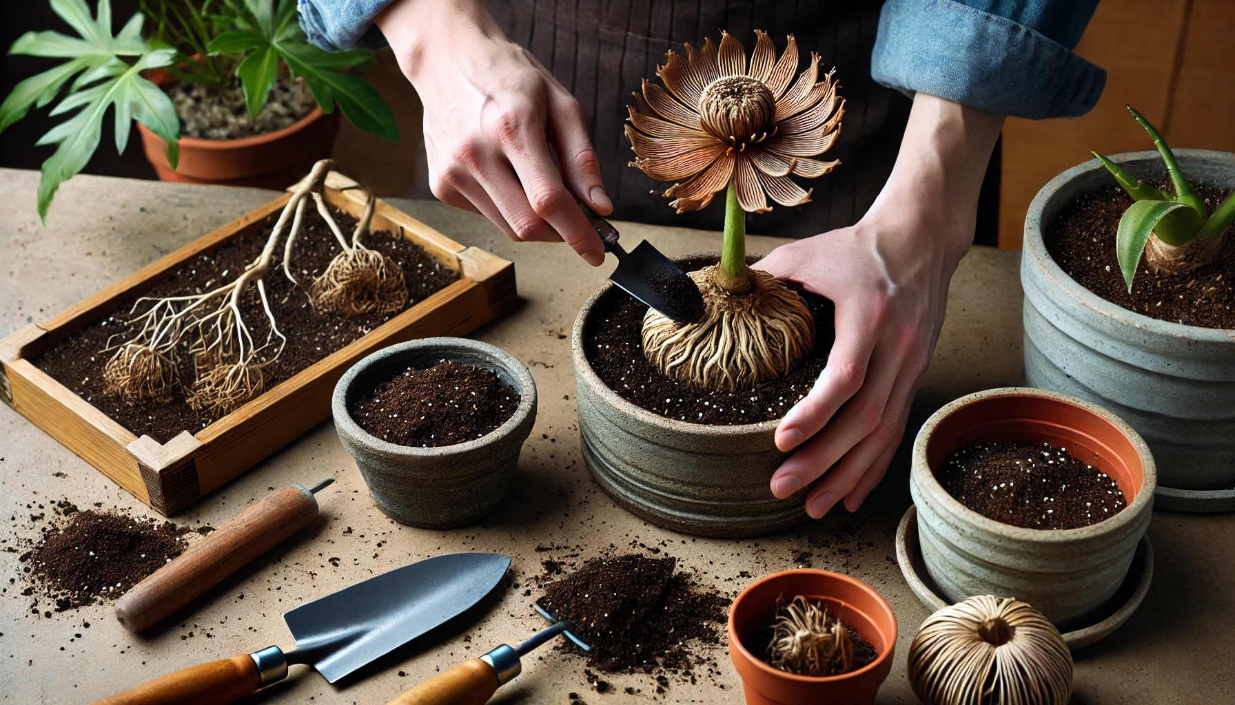 福寿草が咲き終わったら植え替えはいつ頃？